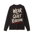 "Quiet Rebellion" Vintage Washed Long Sleeve T-Shirt